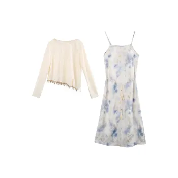 A Paradise For Awakening Skirt Set Women's Beige