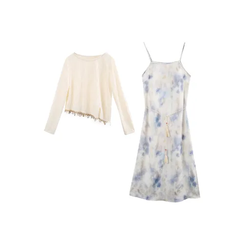 A Paradise For Awakening Skirt Set Women's Beige