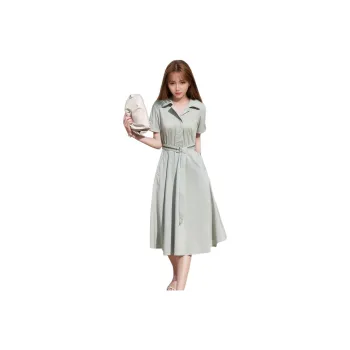 XIANSINIAO Short Sleeved Dress Women's