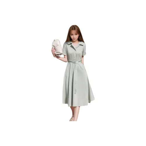 XIANSINIAO Short Sleeved Dress Women's