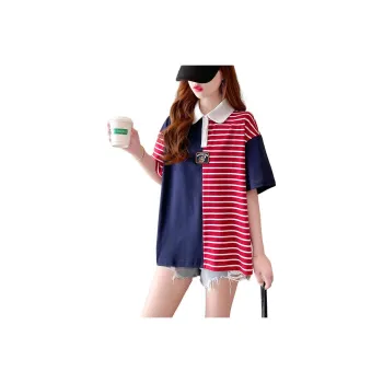 XIANSINIAO T Shirts Women's Dark Blue
