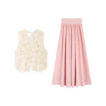 SNZX Two Piece Skirt Sets Women's