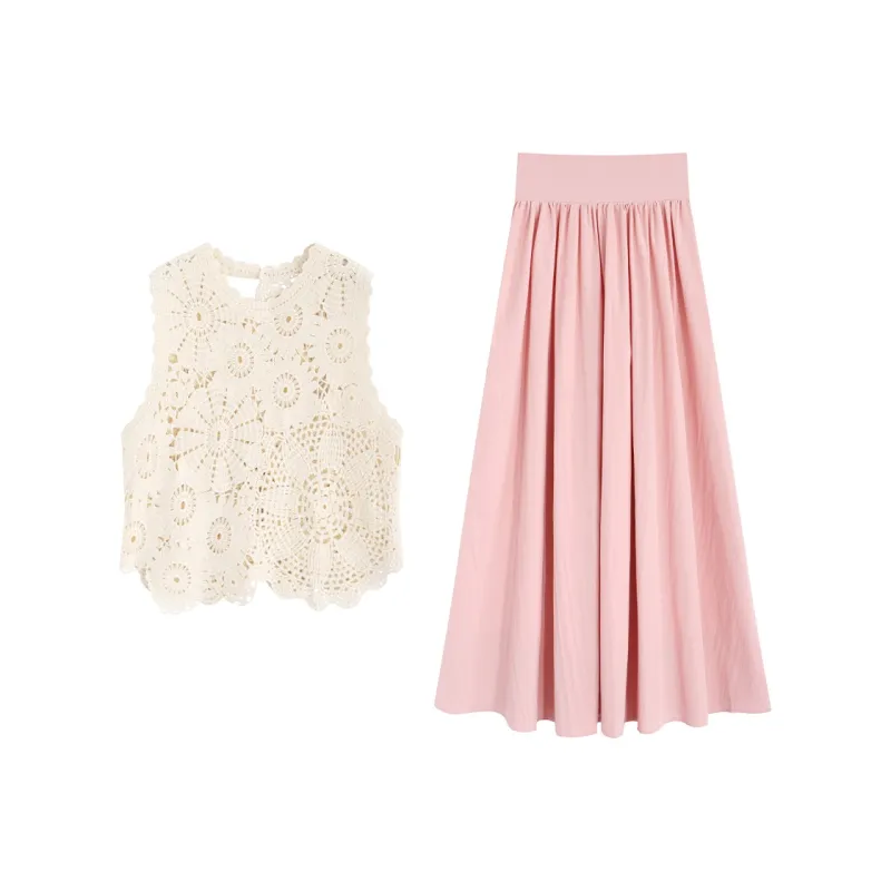 SNZX Two Piece Skirt Sets Women's-0