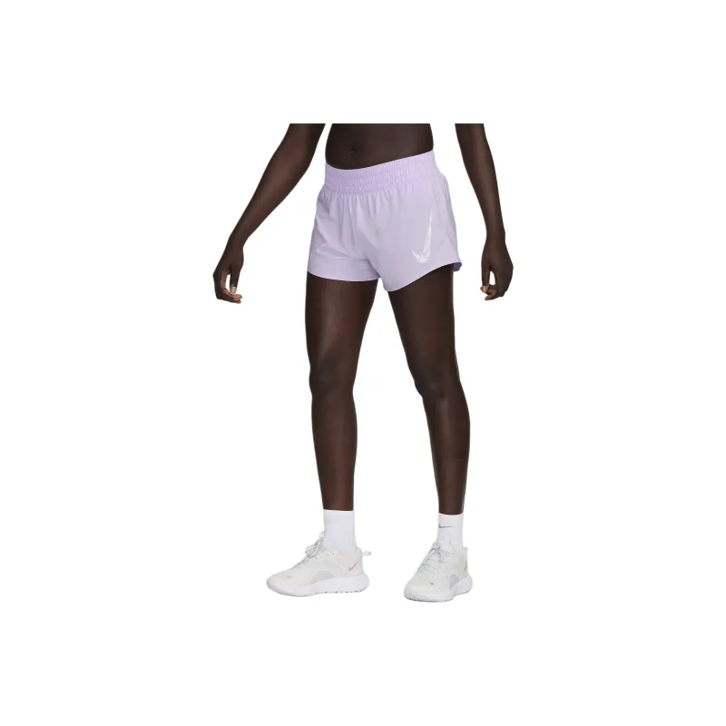 Nike One Dri-FIT Sports Shorts Women's Lilac Flowers-0