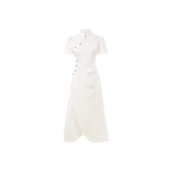 Blovelan Cheongsam Women's Moonlight Apricot; Dress