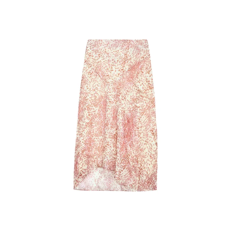 ISABEL MARANT Lisanne Burnout Velvet Midi Skirt-0
