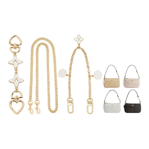 Lan Bao Fan Alloy Accessory Bag Merch Women's Gold
