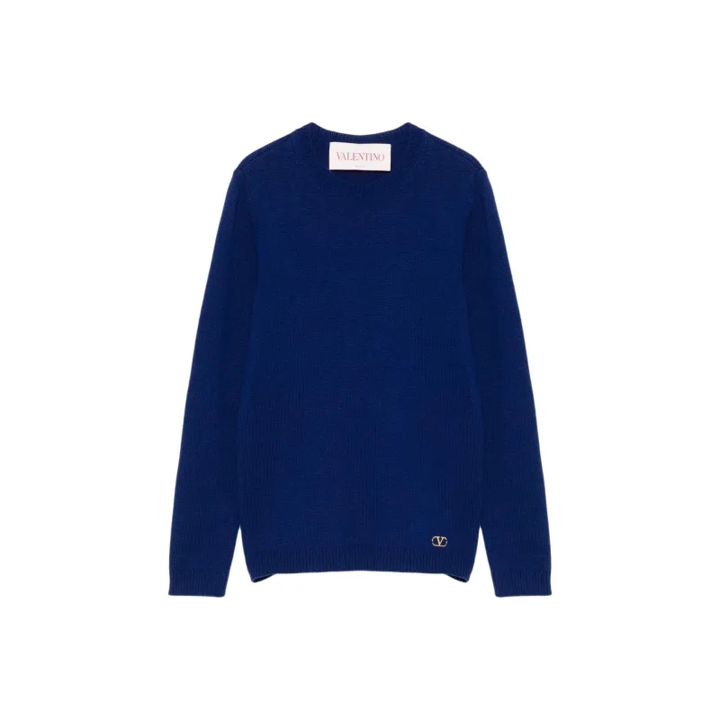 Valentino Cashmere Sweater Women's Marine Blue-0