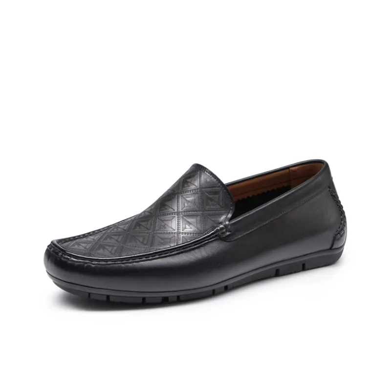 CHRISDIEN DENY Loafers Men Black/Yellow Brown-1