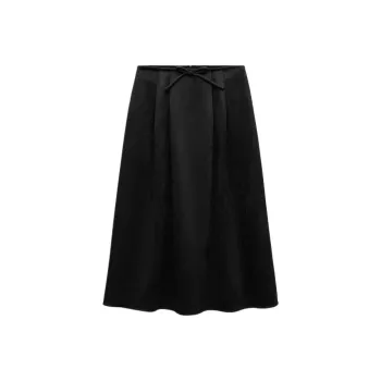 ZARA Casual Long Skirts Women's Black