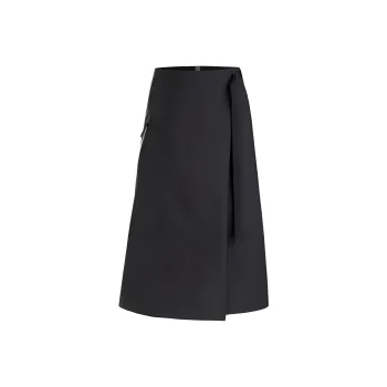 Arcteryx Veilance Collection LOTA SKIRT Casual Long Skirts Women's Black