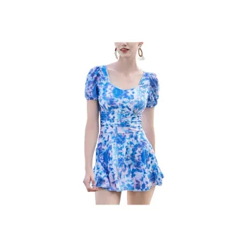 ZOKE Swim Dresses & Skirts Women's Orchid Pink White