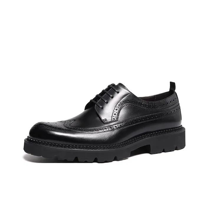 Bansley Men's Casual Shoes Men Low Top Black-1