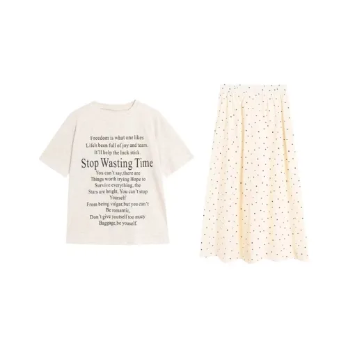 PLANE DRIFT Two Piece Skirt Sets Women's