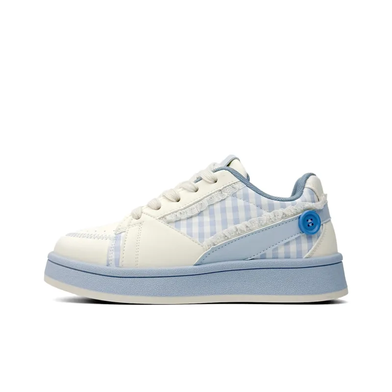 Mengsai Cushioning, Wear Resistant Low Top Skateboard Shoes Women's Light Blue-1