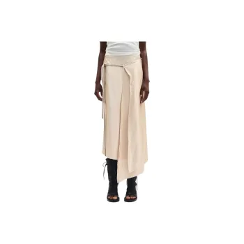 Ann Demeulemeester Casual Long Skirt Women's Yellow