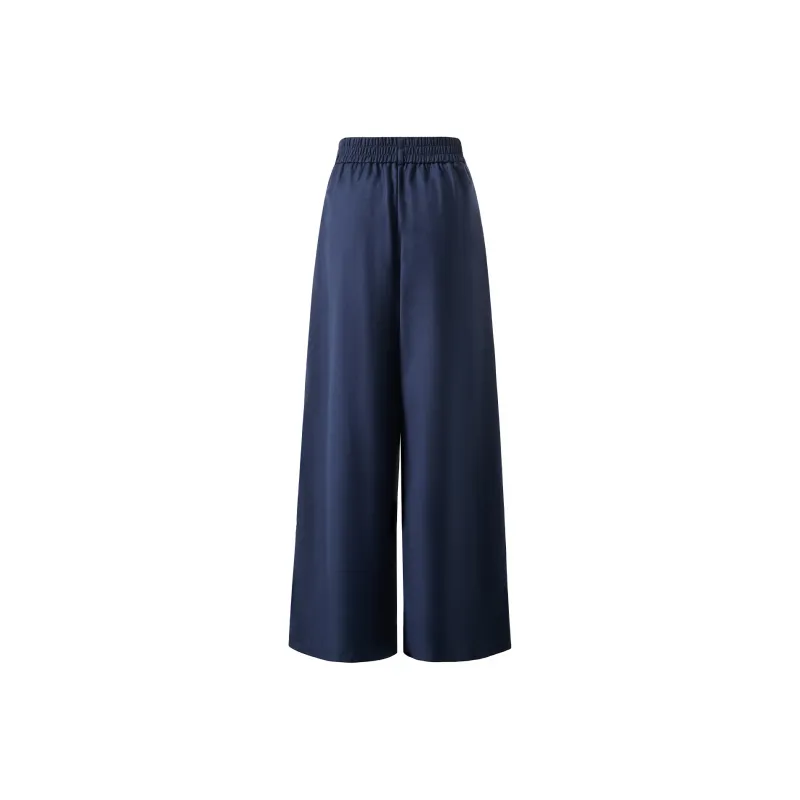 FOASIS Casual Pants Women's Navy Blue-2