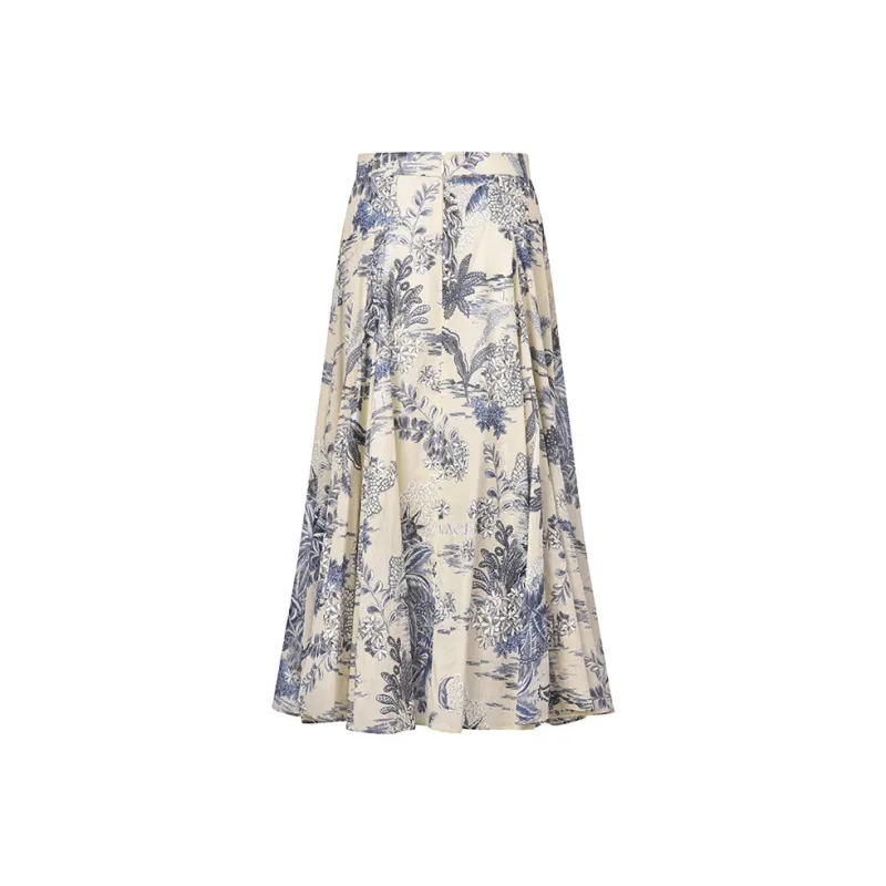 RARE Casual Long Skirts Women's Multicolor-1