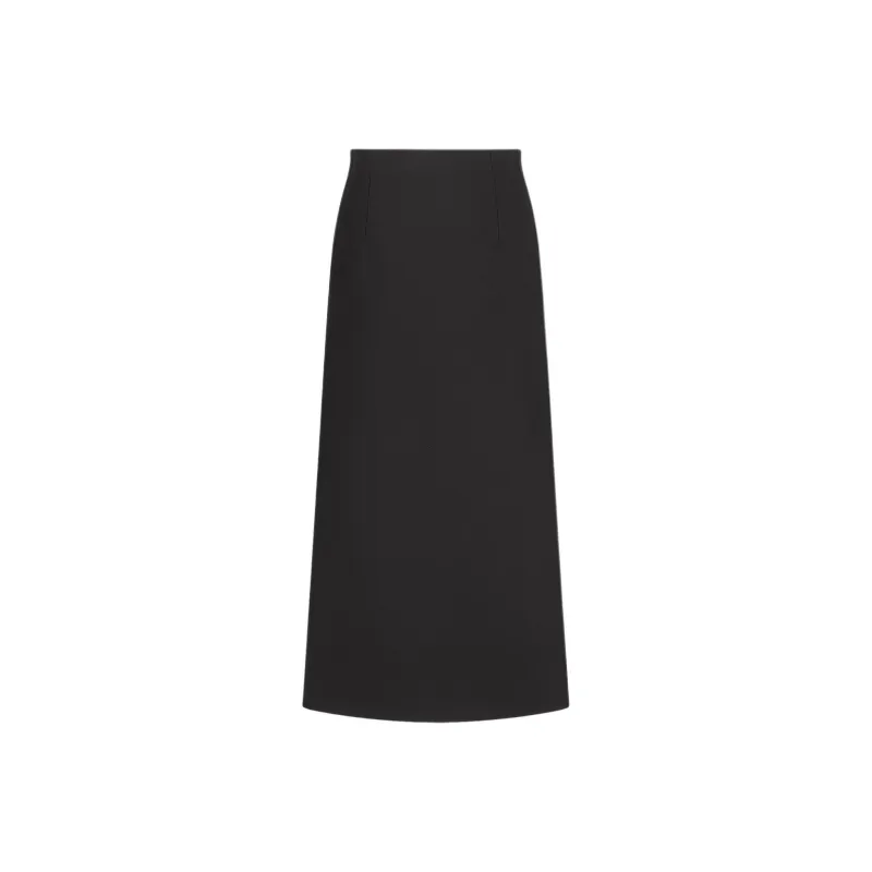 DIOR Casual Long Skirt Women's Black-0