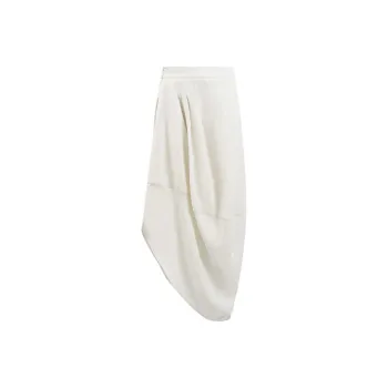 Self Who Casual Long Skirt Women's Moon White