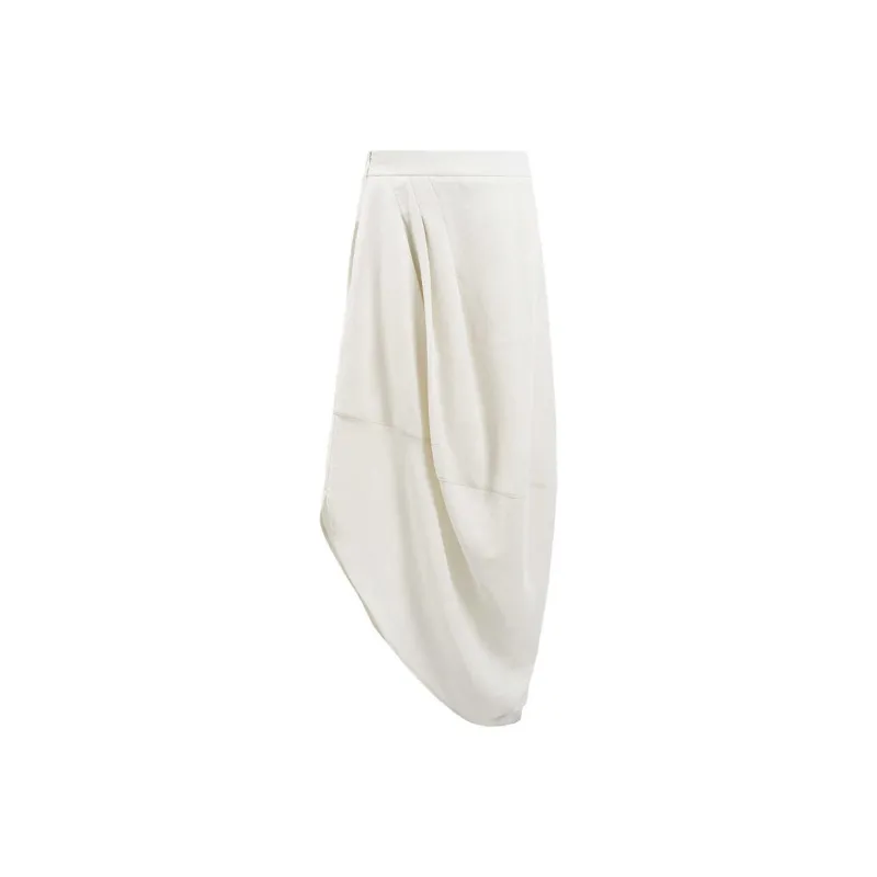 Self Who Casual Long Skirt Women's Moon White-0
