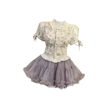 ABCMININ Two Piece Skirt Sets Women's