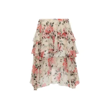 LOEWE SS25 Casual Long Skirt Women's Multicolor