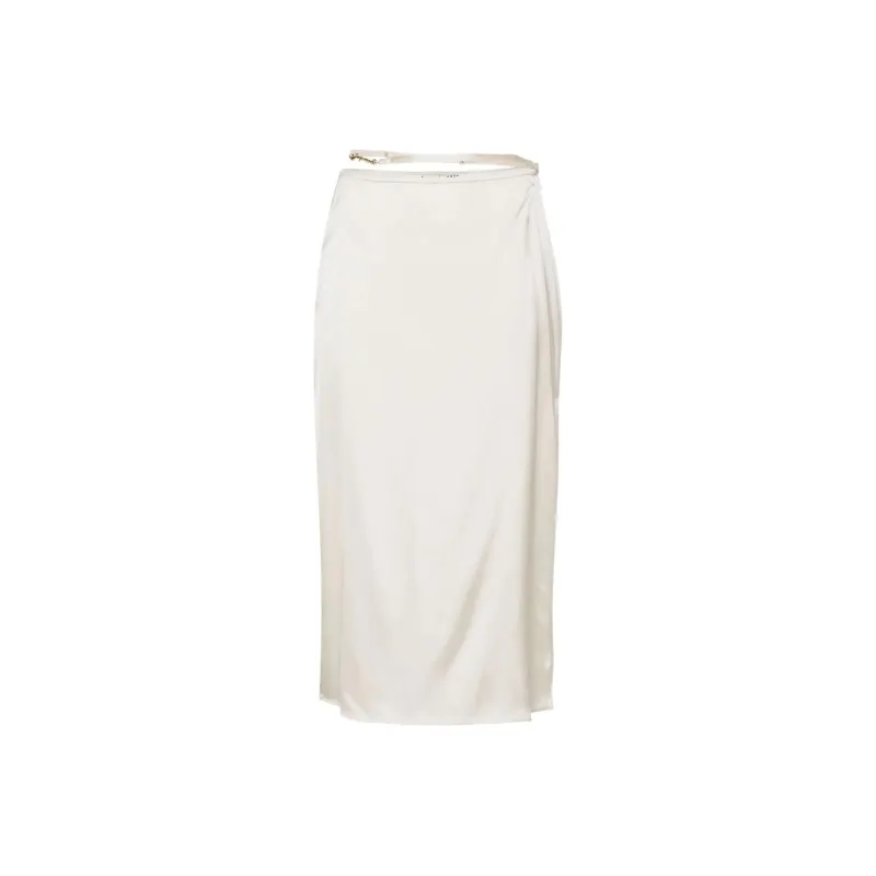Jacquemus Logo Plaque Midi Skirt-0