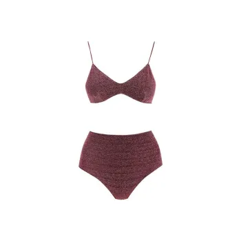 Oséree Lurex High Waist Bikini Set