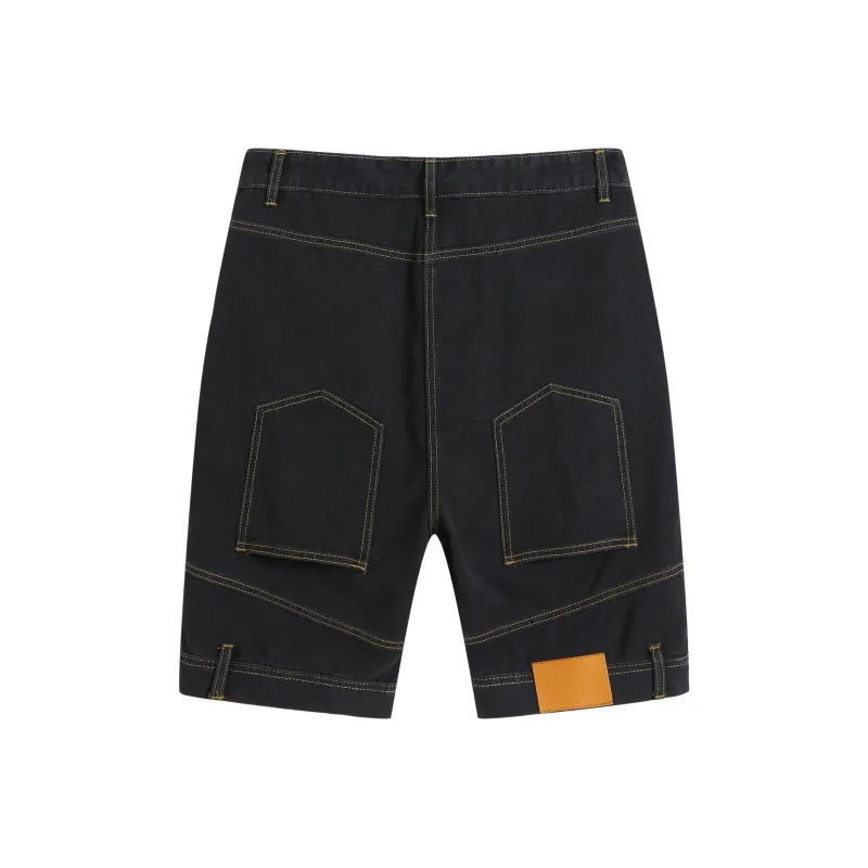 JUNGLE PANDA Denim Shorts Unisex-0