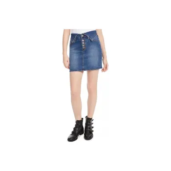 KENDALL + KYLIE Denim Short Skirts Women's Blue