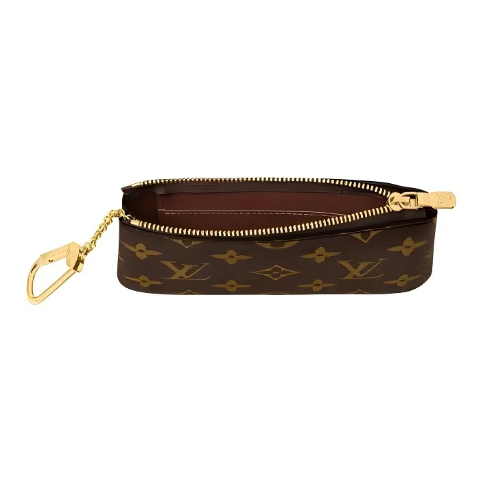 LOUIS VUITTON Coated Canvas Wallet Small Size Women's Brown-3