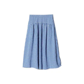 UNIQLO Casual Long Skirts Women's Royal Blue