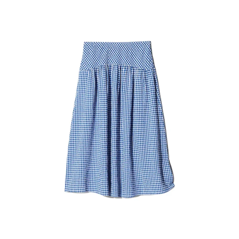 UNIQLO Casual Long Skirts Women's Royal Blue-0