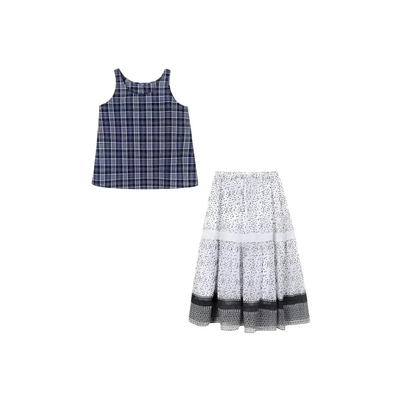 DOSOHEB Two Piece Skirt Sets Women's-0
