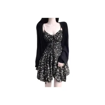 Flowers In Water Skirt Set Women's