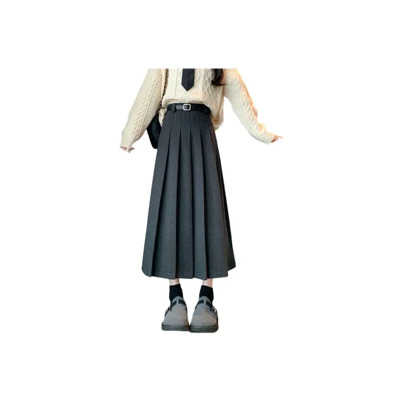 Oudifu Casual Long Skirt Women's-2