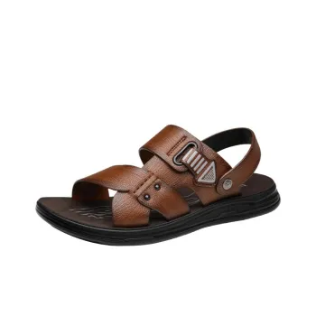 FAPAI Beach Sandals Men Brown