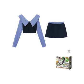 HAPG Skirt Set Women's Night Sea Blue