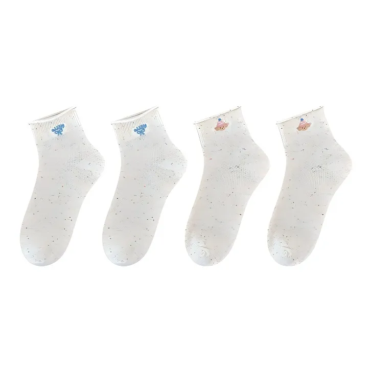 Moremoli Mid Calf Socks Women's 4 Pack-3