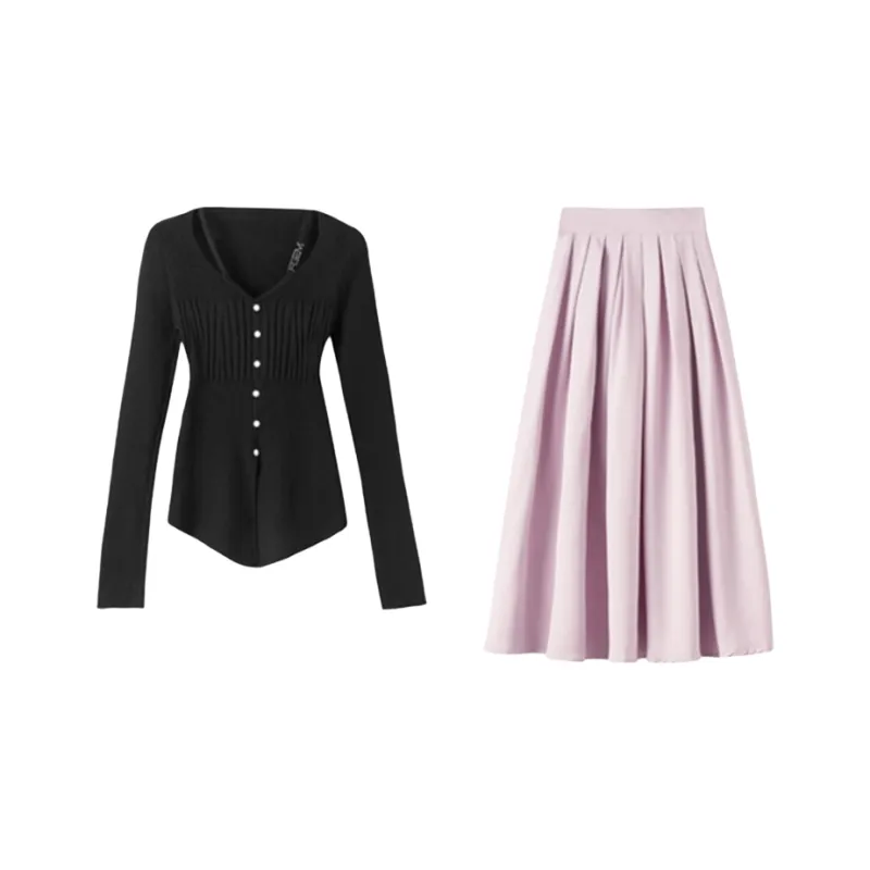 Incolore Two Piece Skirt Sets Women's-0
