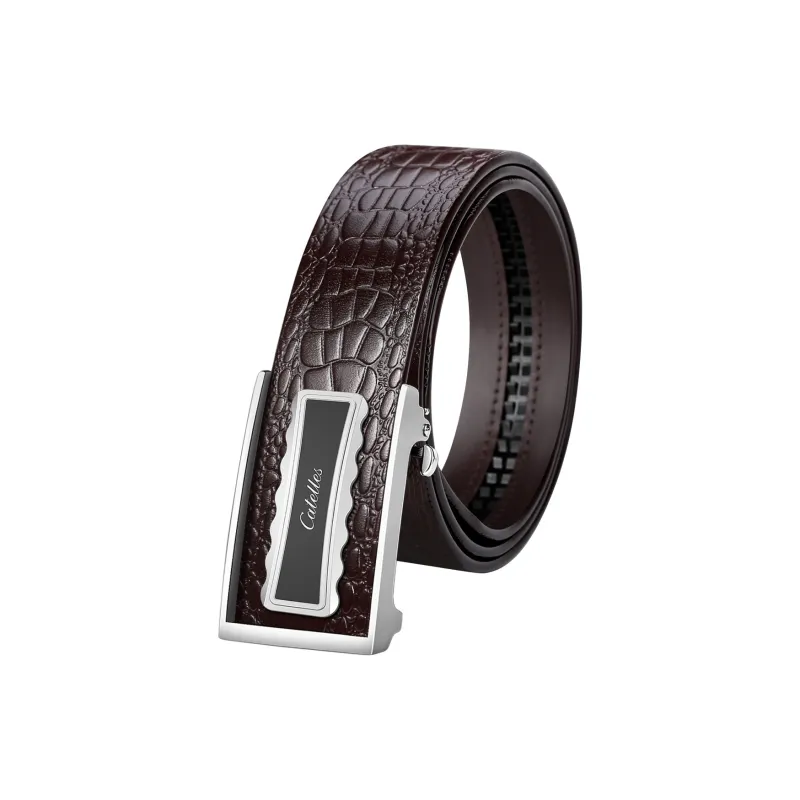 CATELLES Cow Leather Belts Men's 3.5/3.8cm-6