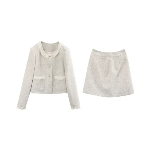 A Paradise For Awakening Skirt Set Women's Beige