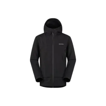MERRELL Waterproof And Windproof Windbreaker Jacket Unisex Black