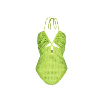 Self portrait One piece Swimsuit Women's Green