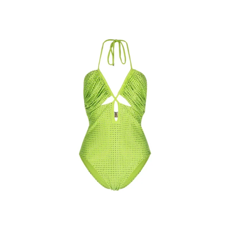 Self portrait One piece Swimsuit Women's Green-0
