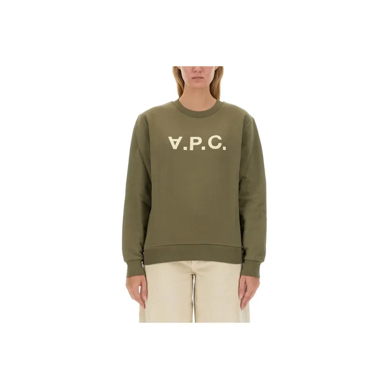 A.P.C Sweatshirts Women's Olive-0