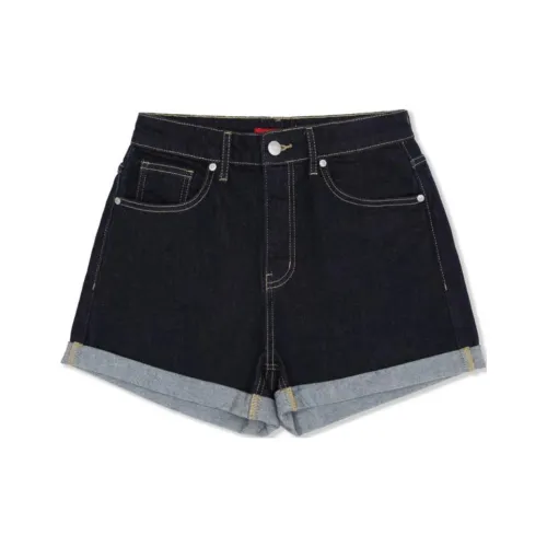 GUESS Denim Shorts Women's Dark Blue