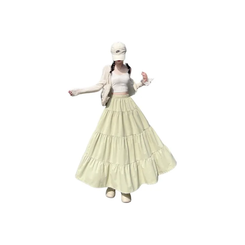 Si Bei'er Casual Long Skirts Women's-12