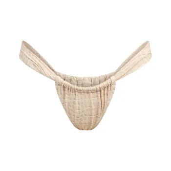 Skims Swimsuit Collection Swimming Shorts Women's EGRET CROCODILE PRINT/White Egret Crocodile Print